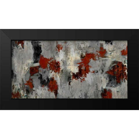 Abstract Defined Black Modern Wood Framed Art Print by Green, Elise