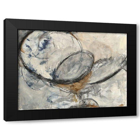 Exposed Black Modern Wood Framed Art Print with Double Matting by Green, Elise