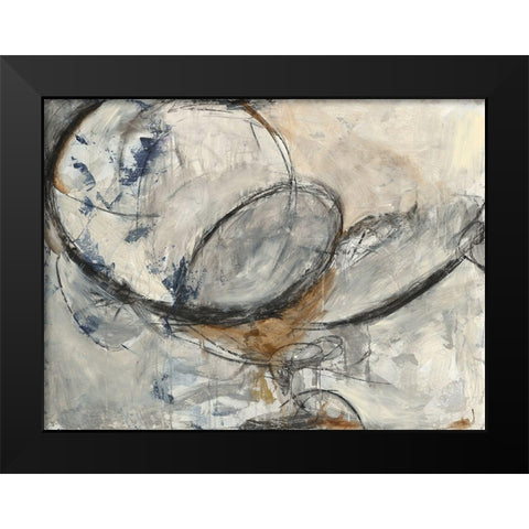 Exposed Black Modern Wood Framed Art Print by Green, Elise