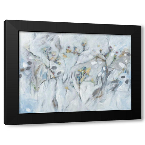 Botanical Invisioned Black Modern Wood Framed Art Print by Green, Elise