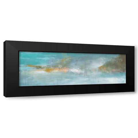 Evening Mist Black Modern Wood Framed Art Print with Double Matting by Green, Elise