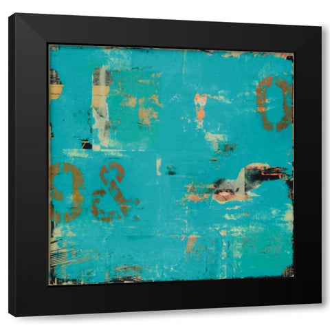 Urban Collage 90 Black Modern Wood Framed Art Print by Fainelli, Deanna