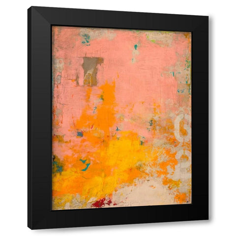 Urban Collage 62 Black Modern Wood Framed Art Print with Double Matting by Fainelli, Deanna