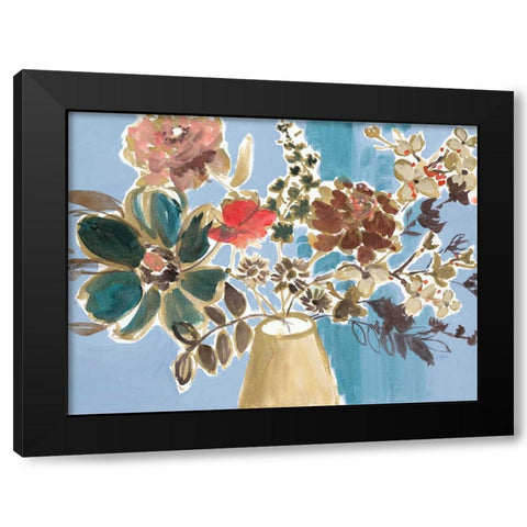 Lulus Bouquet Black Modern Wood Framed Art Print with Double Matting by Sandland, Colleen