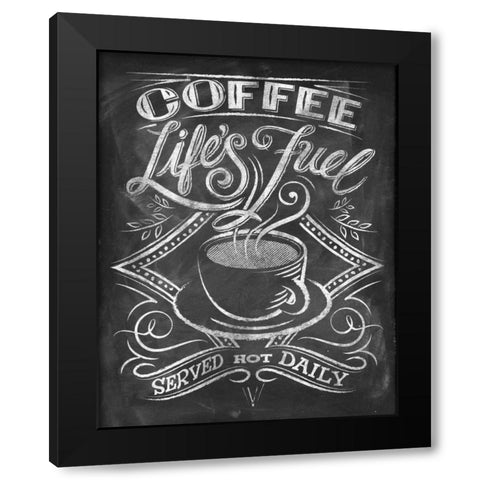 Wise Coffee 3 Black Modern Wood Framed Art Print by Taylor, Dorothea