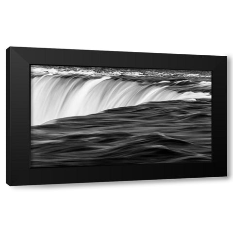 Over The Edge Black Modern Wood Framed Art Print by Mark Spowart Photography