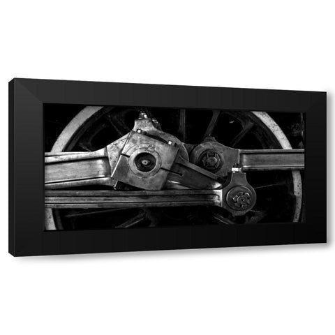 Sculptural Industry Black Modern Wood Framed Art Print by Mark Spowart Photography