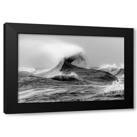 November Gales 1 Black Modern Wood Framed Art Print with Double Matting by Mark Spowart Photography