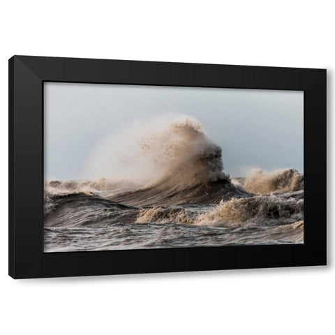 Storm Black Modern Wood Framed Art Print with Double Matting by Mark Spowart Photography