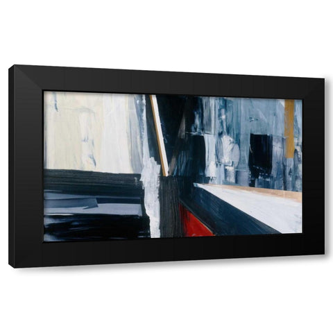 Liniar Revival 2 Black Modern Wood Framed Art Print by Aubrey