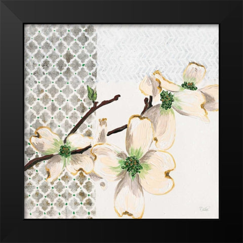 New Moroccan Flowering Branch Black Modern Wood Framed Art Print by Walela R.