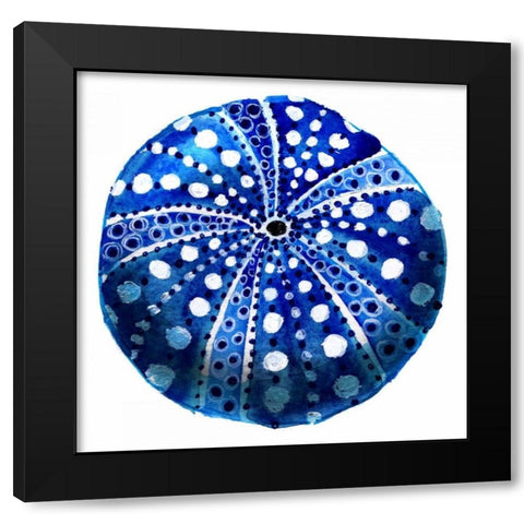 Tidal Pool Urchin Black Modern Wood Framed Art Print by Smith, Crystal