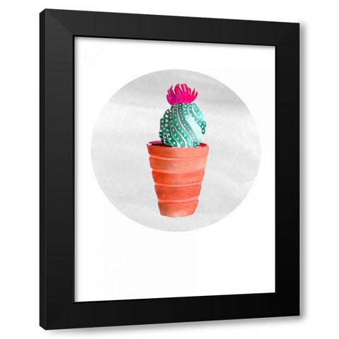 Mojave Cactus 2 Black Modern Wood Framed Art Print with Double Matting by Smith, Crystal