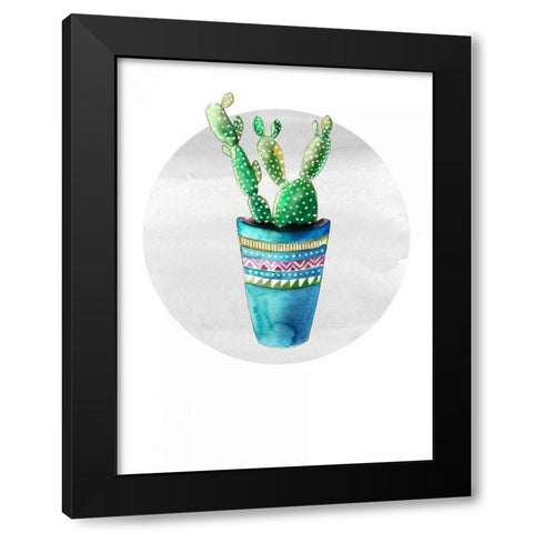Mojave Cactus 3 Black Modern Wood Framed Art Print by Smith, Crystal