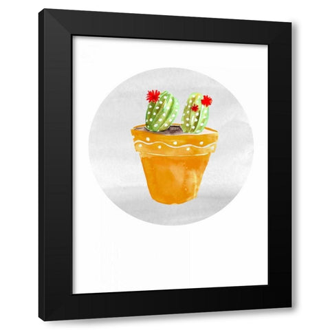 Mojave Cactus 4 Black Modern Wood Framed Art Print with Double Matting by Smith, Crystal