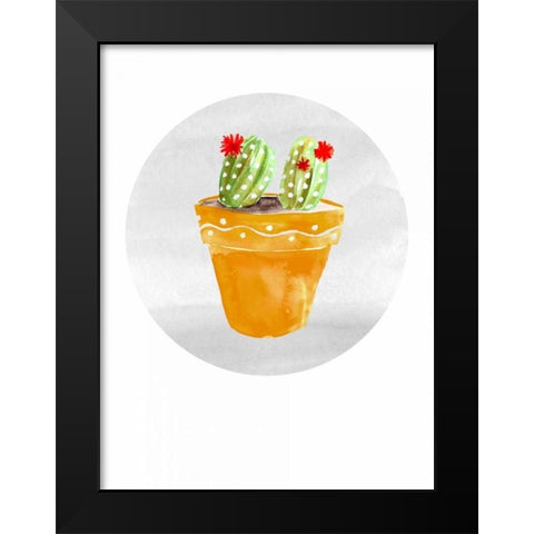 Mojave Cactus 4 Black Modern Wood Framed Art Print by Smith, Crystal