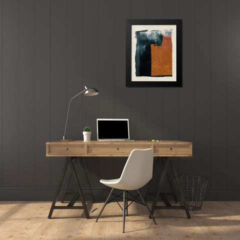 Natural Organic 1 Black Modern Wood Framed Art Print by Tabby, Oliver