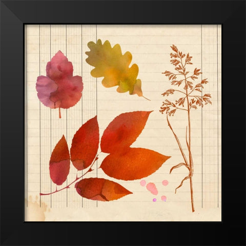 Archive Interpretations 3 Black Modern Wood Framed Art Print by Z Studio