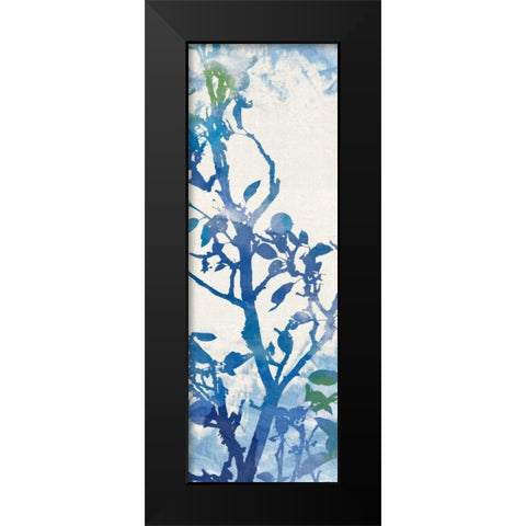 Flowing Branches II Black Modern Wood Framed Art Print by Dos Santos, Bella