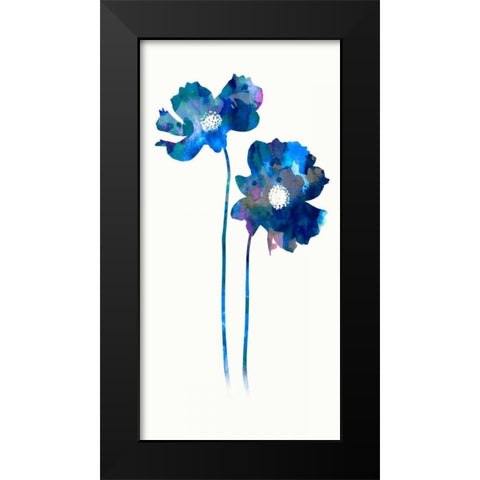 Saturation Black Modern Wood Framed Art Print by Dos Santos, Bella