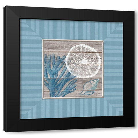 Coastal Bliss Black Modern Wood Framed Art Print with Double Matting by Appleman, Sam