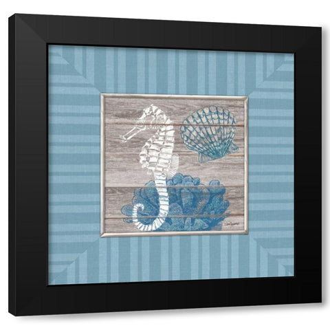 Coastal Dream Black Modern Wood Framed Art Print with Double Matting by Appleman, Sam