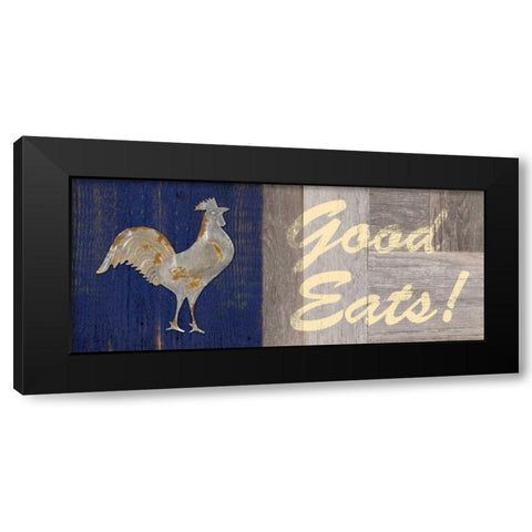 Good Eats Black Modern Wood Framed Art Print by Appleman, Sam