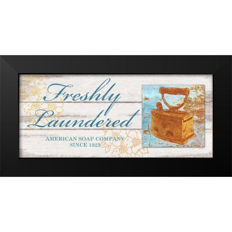 Freshly Laundered Black Modern Wood Framed Art Print by Appleman, Sam