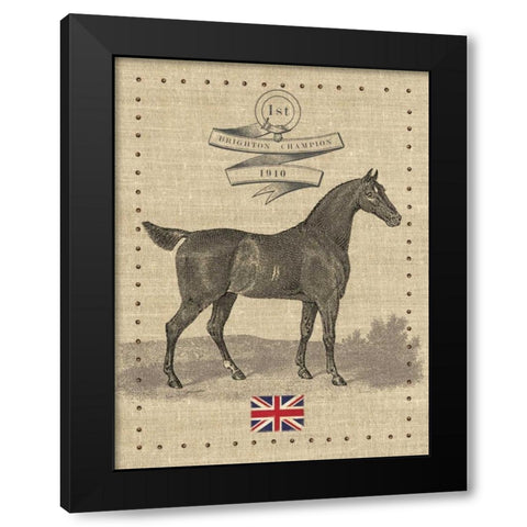 British Champion Black Modern Wood Framed Art Print by Appleman, Sam