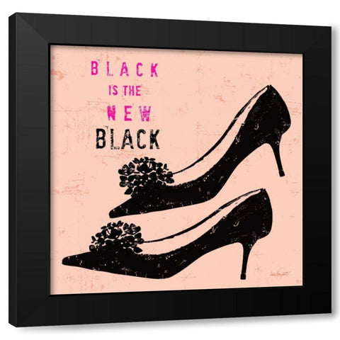 Savvy Fashion 1 Black Modern Wood Framed Art Print by Bryant, Lola