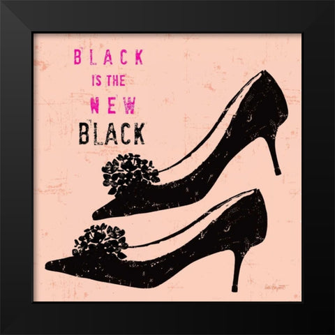 Savvy Fashion 1 Black Modern Wood Framed Art Print by Bryant, Lola