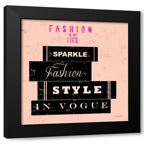 Savvy Fashion 2 Black Modern Wood Framed Art Print by Bryant, Lola