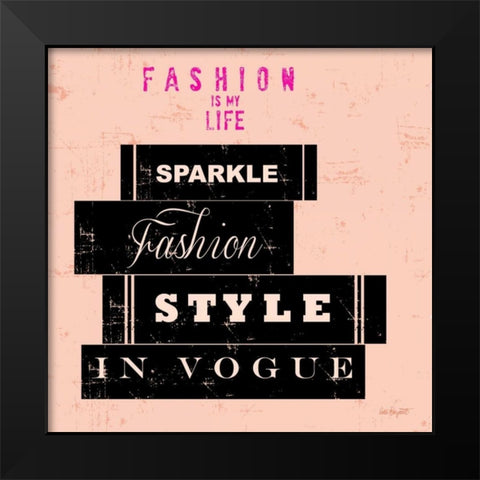 Savvy Fashion 2 Black Modern Wood Framed Art Print by Bryant, Lola