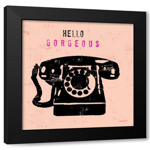 Savvy Fashion 4 Black Modern Wood Framed Art Print by Bryant, Lola