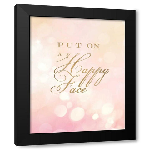 Glam World 25 Black Modern Wood Framed Art Print by Bryant, Lola