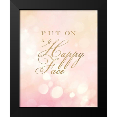 Glam World 25 Black Modern Wood Framed Art Print by Bryant, Lola