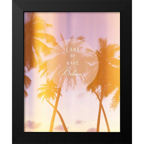 Glam World 2 Black Modern Wood Framed Art Print by Bryant, Lola