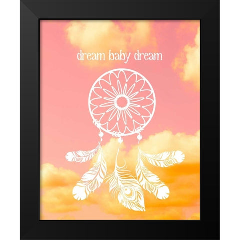 Glam World 3 Black Modern Wood Framed Art Print by Bryant, Lola