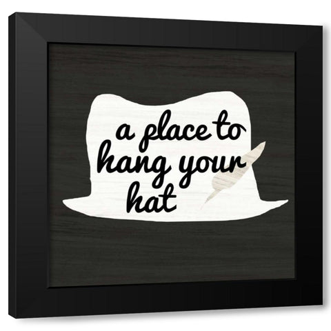 HOMEY 1 Black Modern Wood Framed Art Print by Bryant, Lola