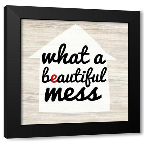 HOMEY 3 Black Modern Wood Framed Art Print with Double Matting by Bryant, Lola