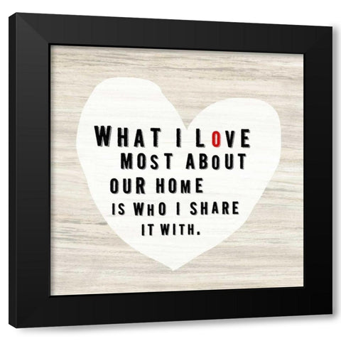 HOMEY 4 Black Modern Wood Framed Art Print with Double Matting by Bryant, Lola