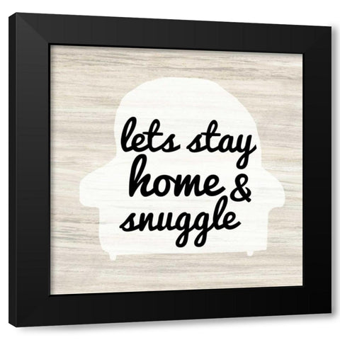 HOMEY 7 Black Modern Wood Framed Art Print by Bryant, Lola