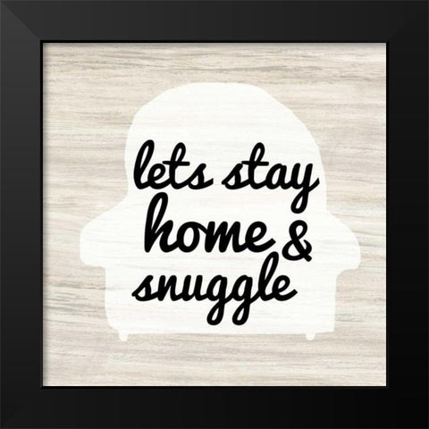 HOMEY 7 Black Modern Wood Framed Art Print by Bryant, Lola