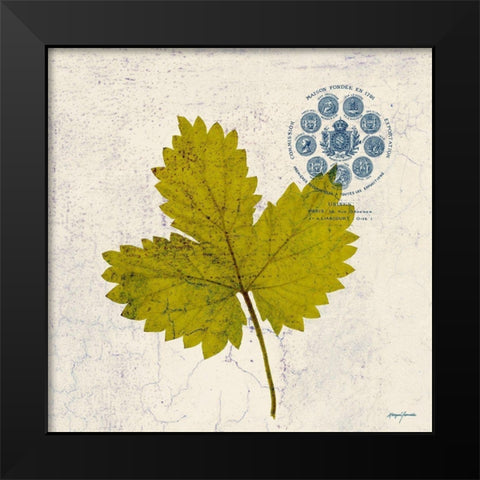 JADE FOREST LEAF 2 Black Modern Wood Framed Art Print by Yamada, Morgan