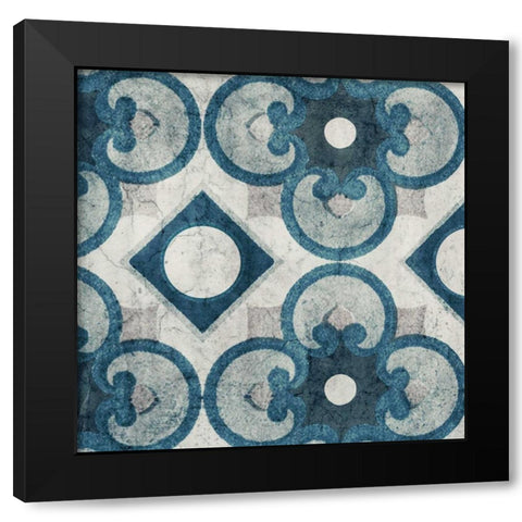 Persian Jewel Blue 3 Black Modern Wood Framed Art Print by Yamada, Morgan