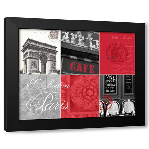 JAdore Paris Black Modern Wood Framed Art Print by Duprais, Cameron