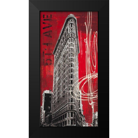 5th Avenue Icon Black Modern Wood Framed Art Print by Taylor, Evangeline