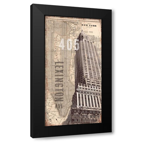 405 Lexington Black Modern Wood Framed Art Print with Double Matting by Taylor, Evangeline