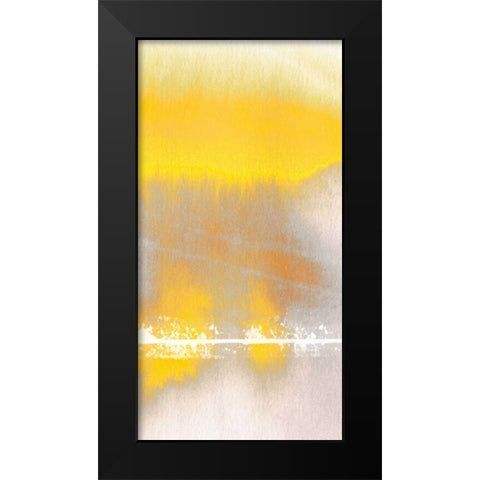 Tranquil Yellow 2 Black Modern Wood Framed Art Print by Taylor, Evangeline