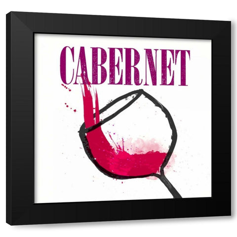 Artist Series Wine 4 Black Modern Wood Framed Art Print by Taylor, Evangeline